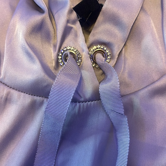 Lilac Silk Blouse - Picture 3 of 4